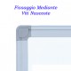 Lavagna Magnetica Bianca - Formato cm.60x90 - Cornice in Alluminio Extra- Superfice Smaltata - MWB69EA