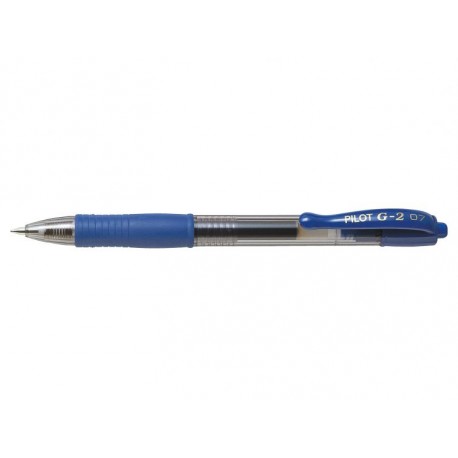 Penna Pilot G2 Roller inchiostro Gel Blu punta media 0,7 G-2 - Pilot