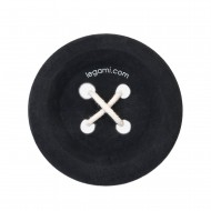 Gomma King of the Button Eraser colore Black forma di bottone - Legami BUTT0002