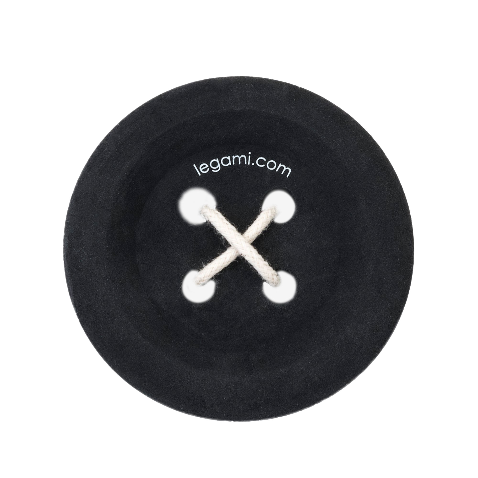 Gomma King of the Button Eraser colore Black forma di bottone