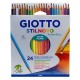 Pastelli stilnovo Acquarell Astuccio da 24 - Giotto Fila 255800 / 79428	