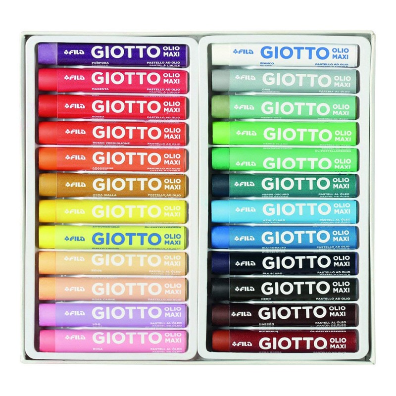 Giotto Olio Maxi 24 pastelli ad olio maxi 