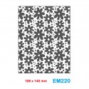 Cartella effetto rilievo 2D Embossing Forma Fiori - Wiler EM220