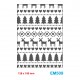 Cartella effetto rilievo 2D Embossing Forma Christmas love 128x180mm - Wiler EM509