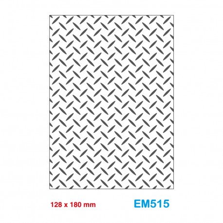 Cartella effetto rilievo 2D Embossing Forma Trama riso 128x180mm - Wiler EM515