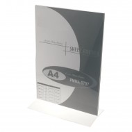 Portadepliant  a "T" Formato A4 in Acrilico Trasparente - Wiler PMMA5707