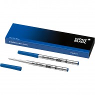 Refill per penna a sfera Pacific Blue confezione da 2 ricambi - Mont Blanc 116213