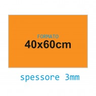 Feltro rigido arancione 3 mm 40x60 confezione foglio singolo - Wiler FELT4060H3C05