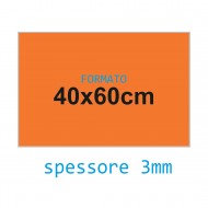 Feltro rigido arancione fiamma 3 mm 40x60 confezione foglio singolo - Wiler FELT4060H3C06