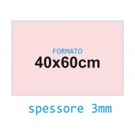 Feltro rosa pallido 3 mm 40x60 confezione foglio singolo - Wiler FELT4060H3C09
