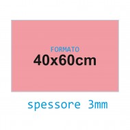 Feltro rosa 3 mm 40x60 confezione foglio singolo - Wiler FELT4060H3C11