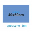 Feltro rigido azzurro cielo 3 mm 40x60 confezione foglio singolo - Wiler FELT4060H3C16