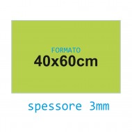 Feltro rigido verde chiaro 3 mm 40x60 confezione foglio singolo - Wiler FELT4060H3C20