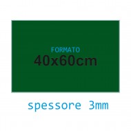 Feltro rigido verde scuro 3 mm 40x60 confezione foglio singolo - Wiler FELT4060H3C23