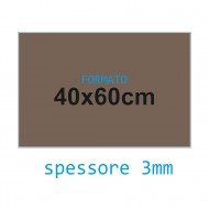 Feltro rigido marrone scuro 3 mm 40x60 confezione foglio singolo - Wiler FELT4060H3C27