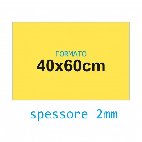 Feltro soffice giallo 2 mm 40x60 confezione foglio singolo - Wiler FELT4060S2C03