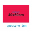 Feltro soffice rosso 2 mm 40x60 confezione foglio singolo - Wiler FELT4060S2C07