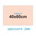 Feltro soffice rosa antico 2 mm 40x60 confezione foglio singolo - Wiler FELT4060S2C10