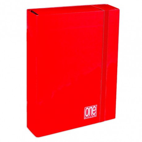 Portaprogetti Rosso Dorso 7 cm One Color Chiusura con elastico - Blasetti 5746