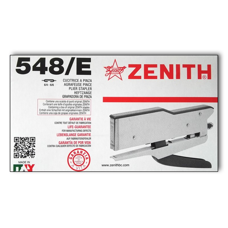ZENITH 548/E Cucitrice a Pinza, Alluminio : : Cancelleria e  prodotti per ufficio