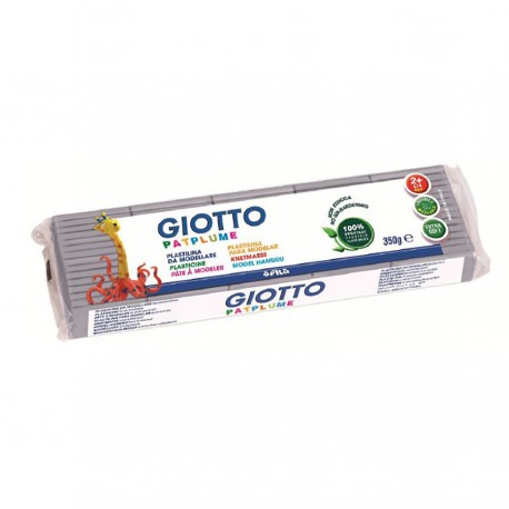 Patplume Grigio plastilina da modellare panetto da 350g (5x50g) - Giotto Fila 510113