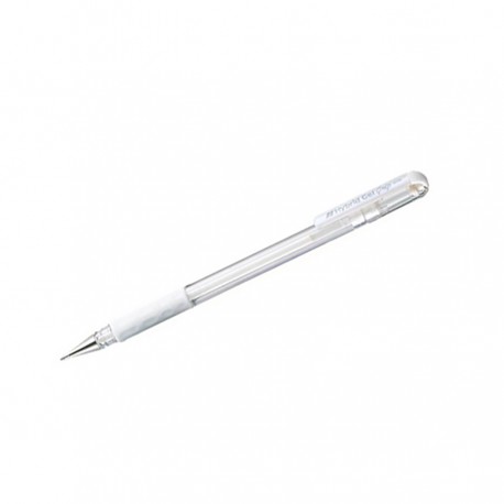 Penna Hybrid Roller Gel Grip k118 Bianco Pentel K118-LW 