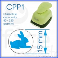 Fustella Piccola 15mm sagoma coniglio - Wiler CPP138