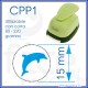 Fustella Piccola 15mm sagoma delfino Wiler CPP139