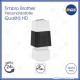 Timbro Brother 1212 Autoinchiostrante completo di stampa personalizzata ad alta risoluzione 12x12mm - 0001DG005