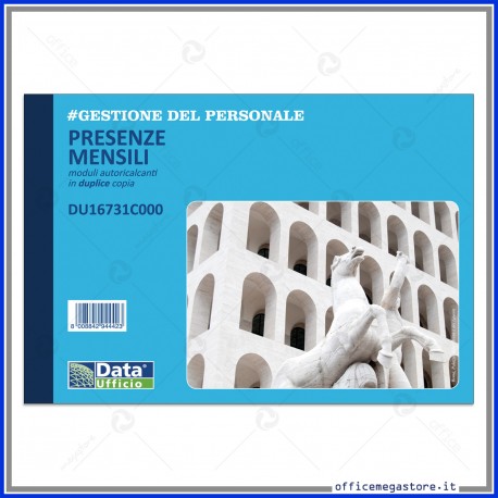 Presenze Mensili moduli autoricalcanti in duplice copia - Gruppo Buffetti DU16731C000