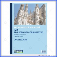Registro dei Corrispettivi 12 Mesi Duplice Copia Autoricalcanti Gruppo Buffetti DU168512C00