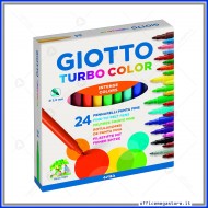Pennarelli Turbo Color astuccio confezione da 24 Giotto 417000