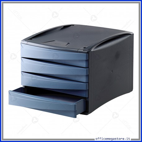 cassettiera organizer da tavolo scrivania per ufficio in plastica 3 4 5  cassetti