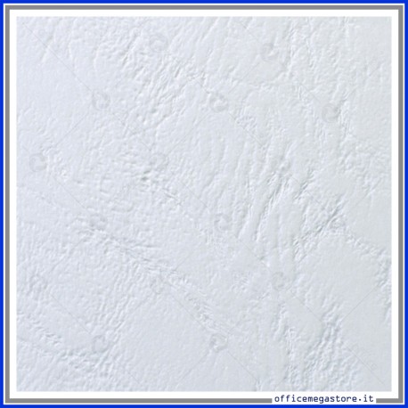 Cartoncino bianco A4 250gr Goffrato Copertine 100pz Fellowes 5370104