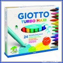 Pennarelli Turbo Maxi astuccio confezione da 24 Giotto 455000
