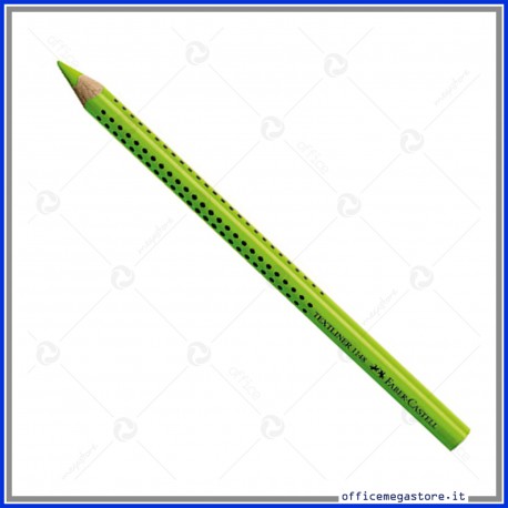 Evidenziatore a matita verde Textliner Dry grip jumbo Faber Castell 114863