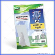 Portadepliant  Formato A3 in PVC semirigido appendibile ò da appoggio Lebez 5253