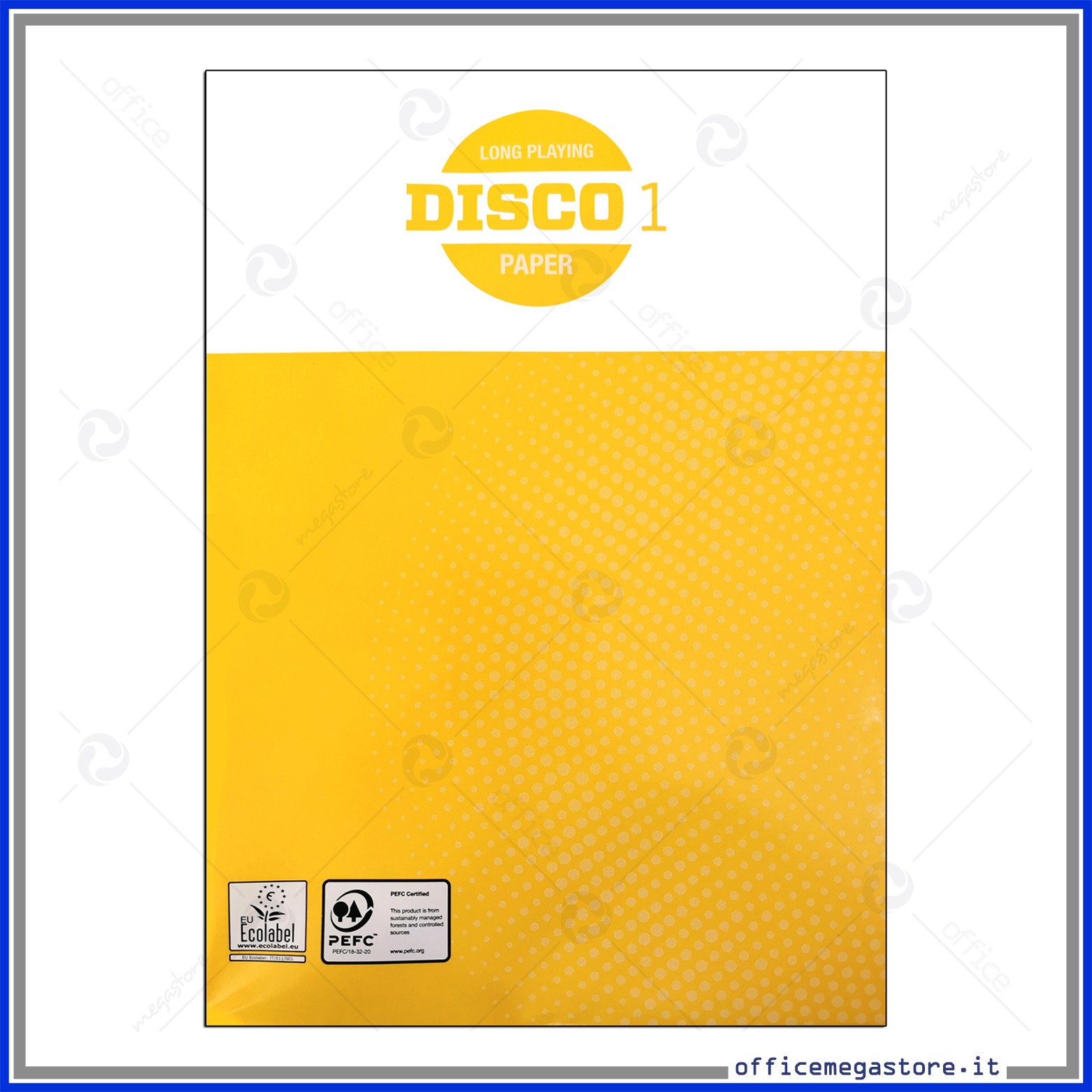 Risma Carta 80g bianca A4 da 500 Fogli Burgo Disco 1 per fotocopie