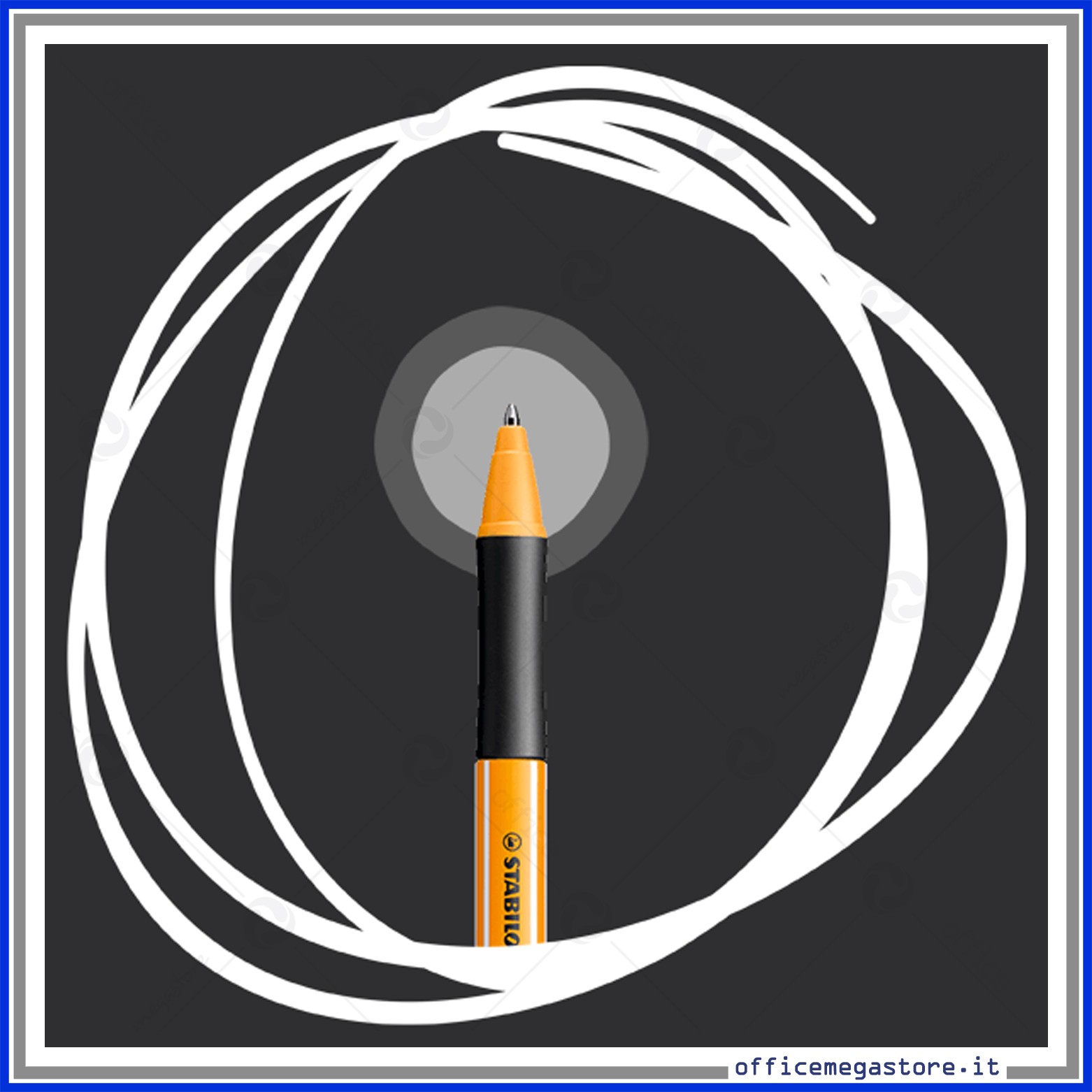 Penna a sfera Pointball a scatto tratto Medio 0.5 mm Stabilo 6030