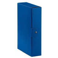 Cartella Portaprogetti Blu Dorso 8 cm Chiusura a Bottone confezione 5 pezzi Esselte C2805