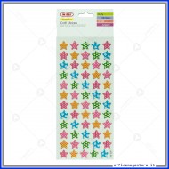 Puffy stickers adesivi in rilievo a forma di stelle assortiti Wiler STKPUF05