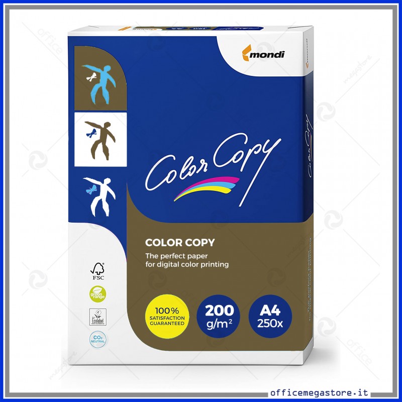 200 Gr Color Copy 9003974003177 Carta per la Stampa a Colori e Digitale Formato A3 