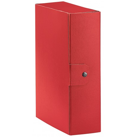 Cartella Portaprogetti Rosso Dorso 10 cm Chiusura a Bottone confezione 5 pezzi Esselte C3016