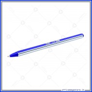 Barattolo da 50 Penne a Sfera Line Colore Blu Punta Media fusto esagonale bicolore con tappo Wiler BP02B