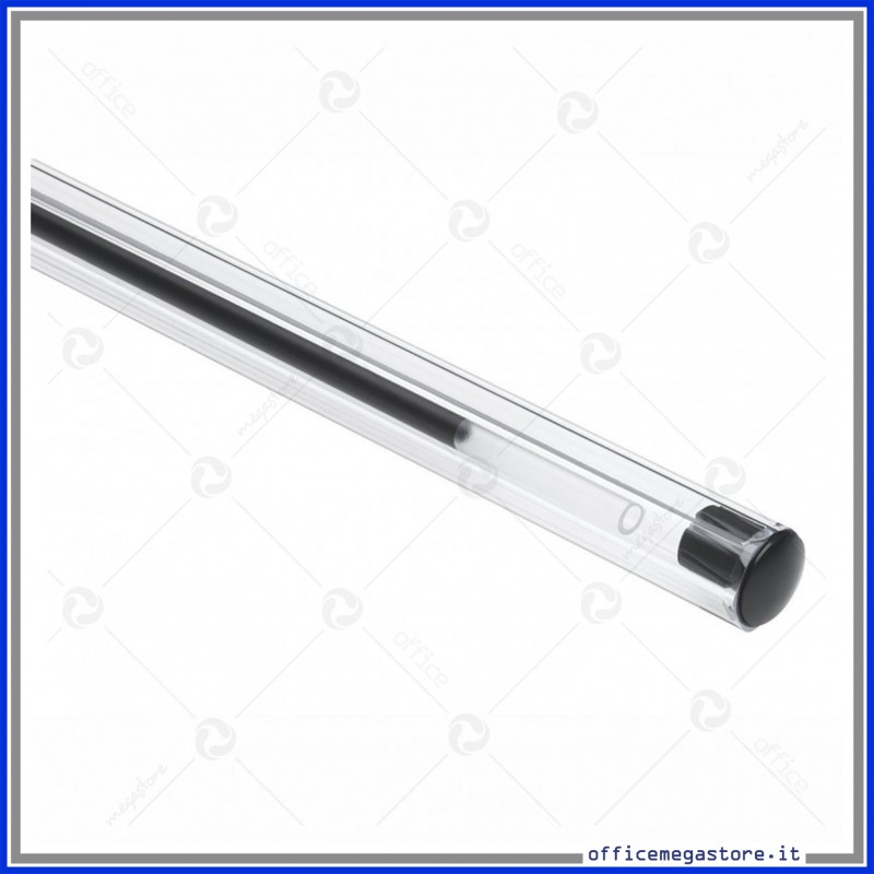 Penna a sfera Cristal® Bic - Medium Classic - nero - 1 mm - 8373639  (conf.50)