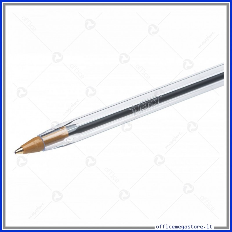 BIC® Cristal Soft Penna a sfera Stick, Punta media, Fusto blu, Inchiostro  nero (confezione 50 pezzi) - Penne a Sfera Stick