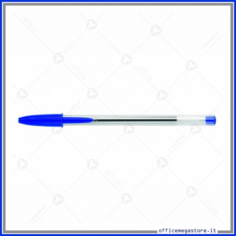 BIC Bic Cristal Original Cf da 5 penne a sfera - Punta media 1,6 mm -  Colore blu 888746