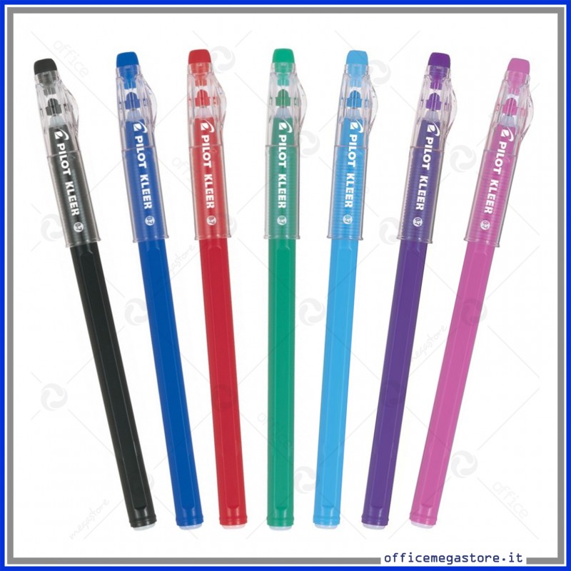 PILOT 4902505523670 Penna A Sfera Cancellabile Kleer Colore Blu-Punta 0,7  Mm, Multicolore : : Bürobedarf & Schreibwaren