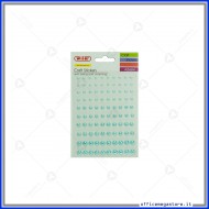 Stickers perle adesive misure miste 3mm 4mm 5mm 6mm 7mm colore azzurro Wiler STKP402B