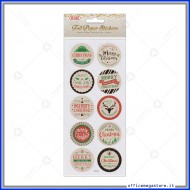 Etichette Adesive in carta con stampa metallizzata stickers Wiler STK192024